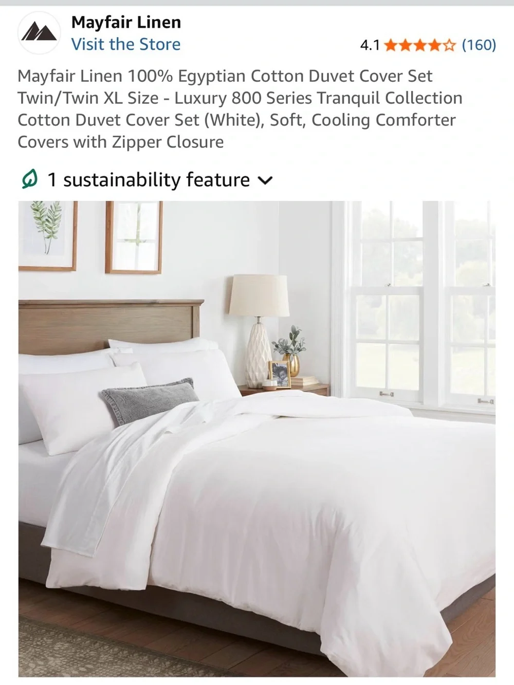 White Egyptian Cotton Duvet Cover King